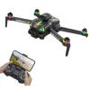 The GD83 black drone is equipped with RGB lighting effects and a handheld remote control for real-time display on mobile phones Item Picture